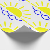 Boho Sun Geschenkpapier (Ecke)