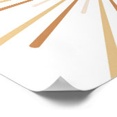 Boho Sun Kids Decor Poster (Ecke)