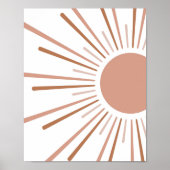Boho Sun Kids Decor Poster (Vorne)