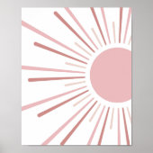 Boho Sun Kids Decor Poster (Vorne)