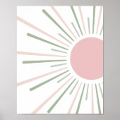 Boho Sun Kids Decor Poster (Vorne)