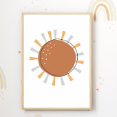 Boho Sun Kinderzimmer Poster Kids Room Decke