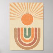 Boho Sun Kinderzimmer Print Kids Room Poster Dekor (Vorne)