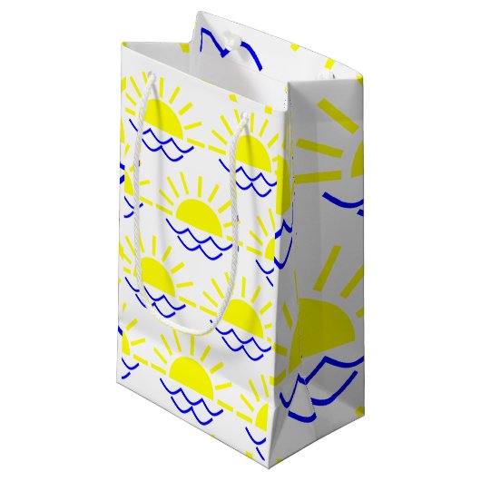 Boho Sun Kleine Geschenktüte (Vorderseite Schrägansicht)