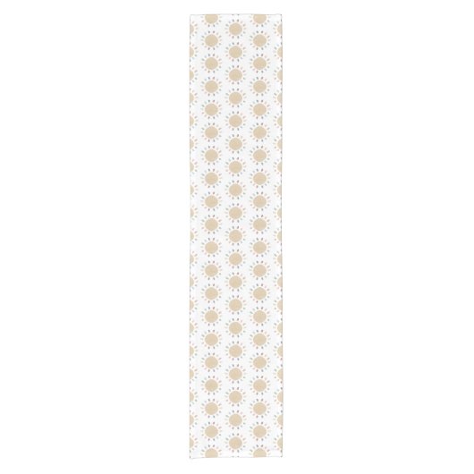 Boho Sun Kurzer Tischläufer (Vorderseite)