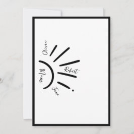 Boho Sun Mama & Kids Sun Rays Feiertagskarte