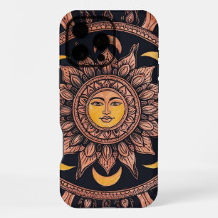 Boho Sun Mandala iPhone-Hülle iPhone 16 Pro Max Hülle