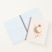 Boho Sun & Moon Deluxe Notebook Notizblock (Innenseite)
