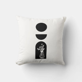 Boho Sun Moon Flower Pot boho bohemian Kissen