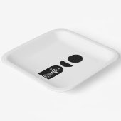 Boho Sun Moon Flower Pot boho bohemian Pappteller (Gewinkelt)