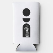 Boho Sun Moon Flower Pot boho bohemian Selters Dosenkühler (Vorderseite)