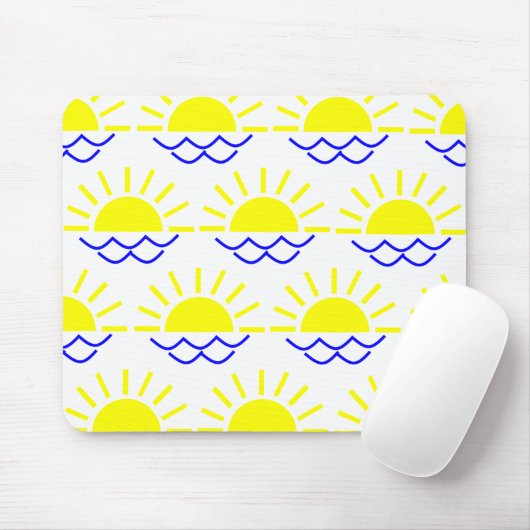 Boho Sun Mousepad (Mit Mouse)