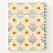 Boho Sun Pattern DankenJournal Notizblock (Rückseite)