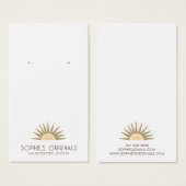 Boho Sun Rays Earring Display (Vorne & Hinten)