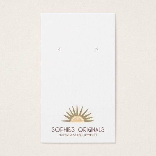 Boho Sun Rays Earring Display (Vorderseite)