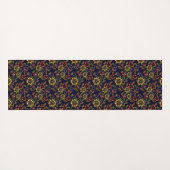 Boho Sunblumen | Blumenbeauty Yogamatte (Rückseite (Horizontal))