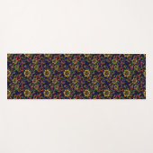 Boho Sunblumen | Blumenbeauty Yogamatte (Vorderseite (Horizontal))