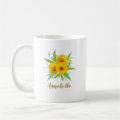 Boho Sunblumen mit Namensgeschenk Kaffeetasse (Links)