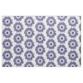 Boho Sunblumen Pattern Navy Blau und Weiß Blumen Stoff (Fat Quarter (45,7 x 55,9 cm))