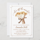 Boho Sunflower Bouquet Brautparty Einladung (Vorderseite)