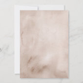 Boho Sunflower Bouquet Brautparty Einladung (Rückseite)