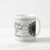 Boho Sunflower Cotattcore Classic Tasse (VorderseiteRechts)