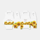 Boho Sunflower Favor Boxen für Hochzeitsfeier Gefa Geschenkschachtel (Ungefaltet)