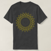 Boho Sunflower Mandela T-Shirt (Design vorne)