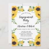 Boho Sunflower | Partei für grünes Engagement in E Einladung (Vorderseite)