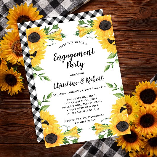 Boho Sunflower | Partei für grünes Engagement in E Einladung
