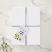 Boho Sunflower Patch Geschenk-Tag Geschenkanhänger (Mit Garn)