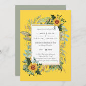 Boho Sunflower Sage Greenerity Wedding (Vorne/Hinten)