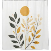 Boho Sunlit Oasis Duschvorhang (Vorderseite)