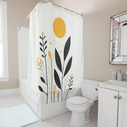 Boho Sunlit Oasis Duschvorhang (Beispiel)