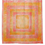 Boho Sunrise Pattern Duschvorhang (Vorderseite)