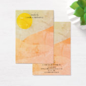 Boho Sunrise Wüste Abstrakt Earring Display Card (Schreibtisch)