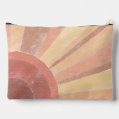 Boho Sunrise Zipper Pouch Zubehörtasche (Rückseite)