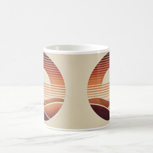 Boho Sunset - Ästhetisch Inspiriertes Design! Kaffeetasse (Mittel)