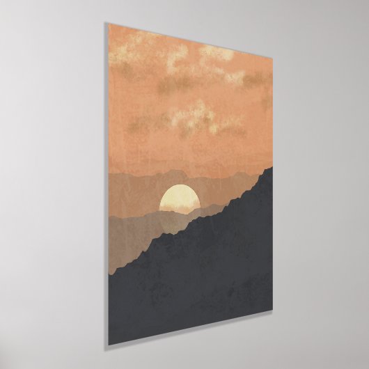 Boho Sunset Foliendrucke (Ablage )