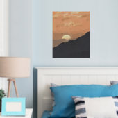 Boho Sunset Foliendrucke (In Situ (Schlafzimmer))