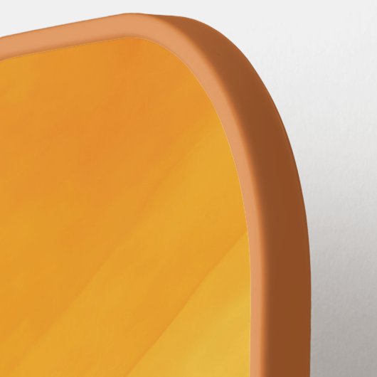 Boho Sunset Pickleball Paddle in Orange and Yellow (Linke Seite)