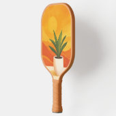Boho Sunset Pickleball Paddle in Orange and Yellow (Links)