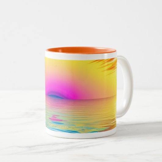Boho Sunset Tasse (VorderseiteRechts)