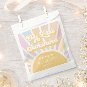 Boho Sunshine 1. Reise um die Sonne Geburtstag Geschenktütchen