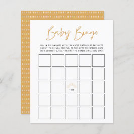 Boho Sunshine Baby Bingo Game