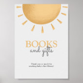 Boho Sunshine Baby Duschbücher und Geschenke Unter Poster (Vorne)