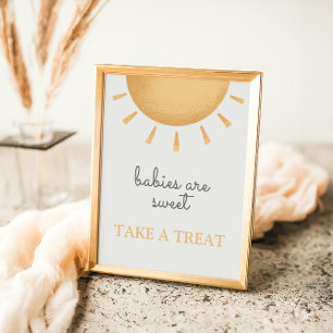 Boho Sunshine Baby Duwer favorisiert Schild
