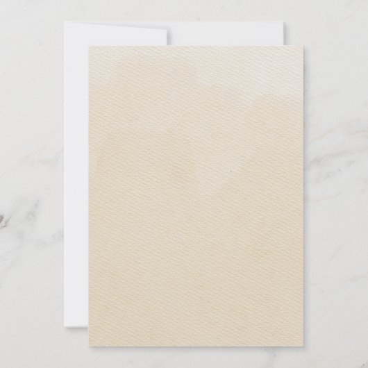 Boho Sunshine Baby Shower Einladung (Rückseite)