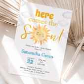 Boho Sunshine Baby Shower Einladung