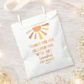 Boho Sunshine Baby Shower Geschenktütchen (Ausgeschnitten)